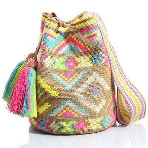 Desner Collection Hobo Bag Wayuu Crochet, Large, Jerico :v